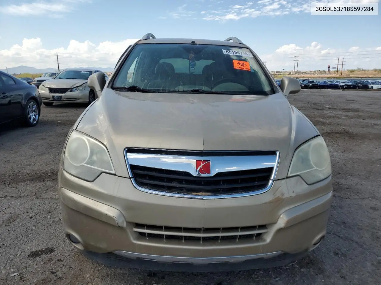 2008 Saturn Vue Xr VIN: 3GSDL63718S597284 Lot: 65195745
