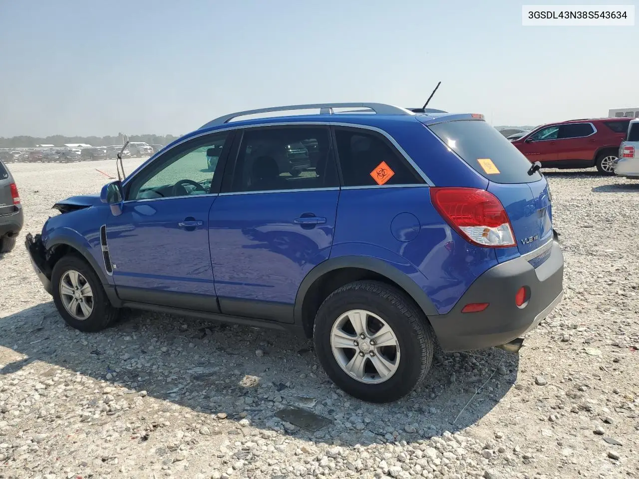 2008 Saturn Vue Xe VIN: 3GSDL43N38S543634 Lot: 65533735
