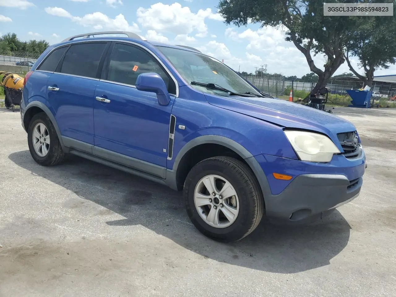 2008 Saturn Vue Xe VIN: 3GSCL33P98S594823 Lot: 65551335