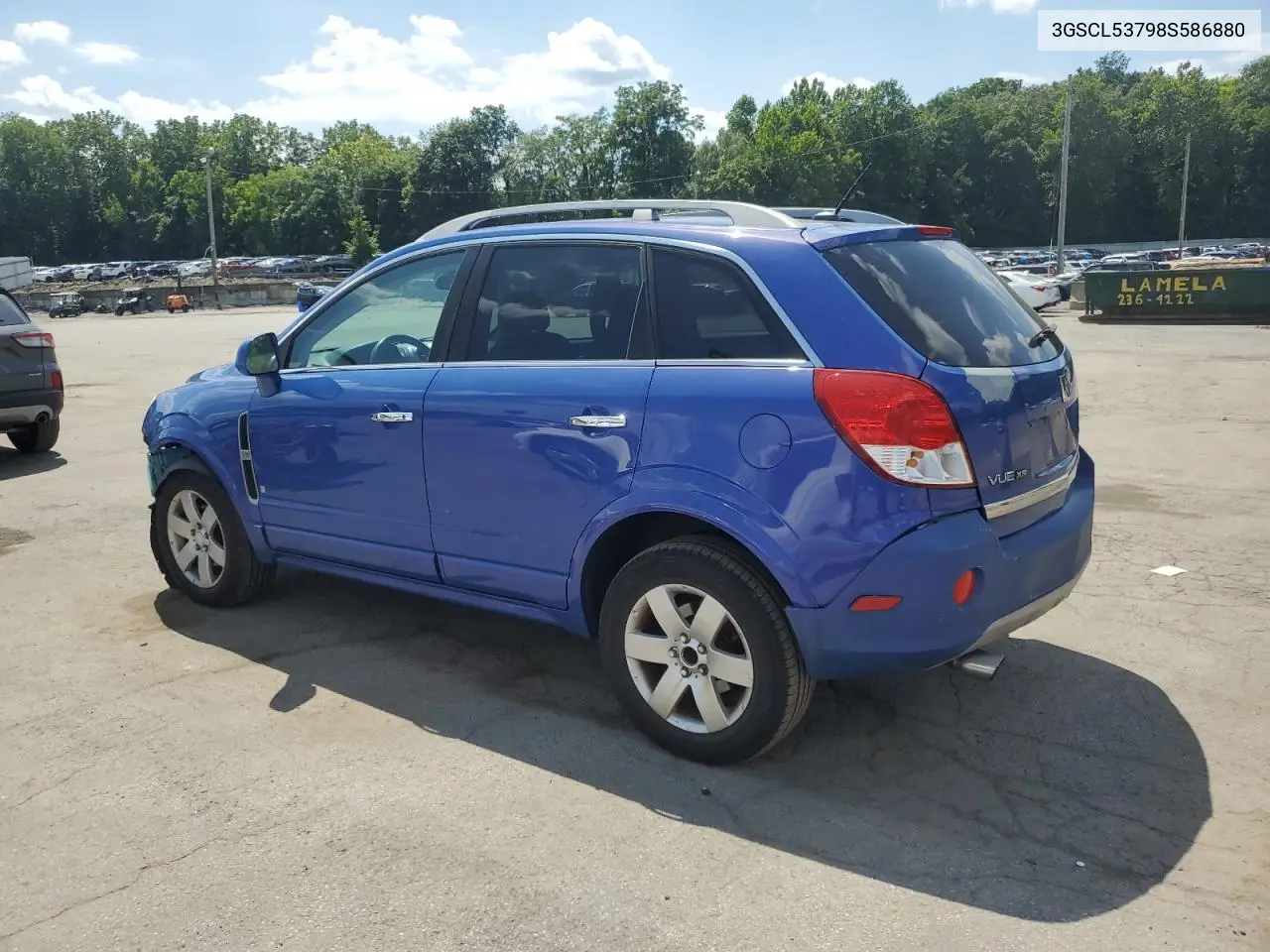 2008 Saturn Vue Xr VIN: 3GSCL53798S586880 Lot: 66161835