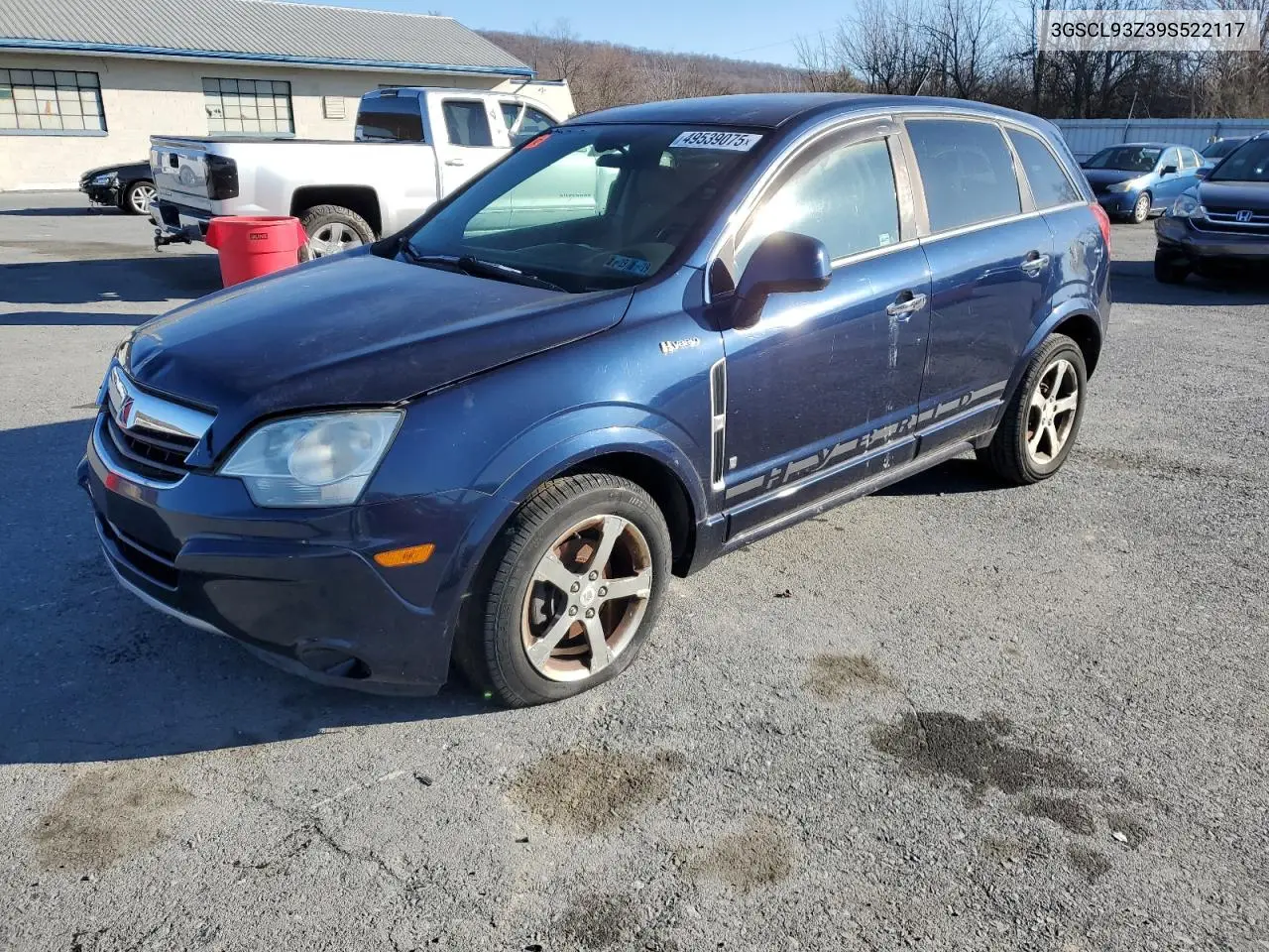 2009 Saturn Vue Hybrid VIN: 3GSCL93Z39S522117 Lot: 49539075