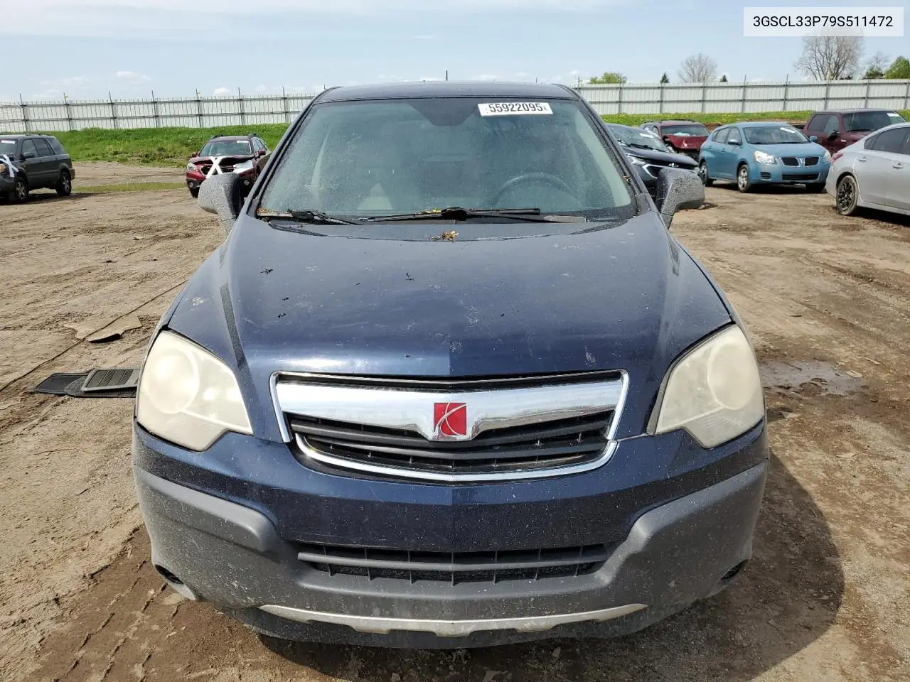 2009 Saturn Vue Xe VIN: 3GSCL33P79S511472 Lot: 55922095