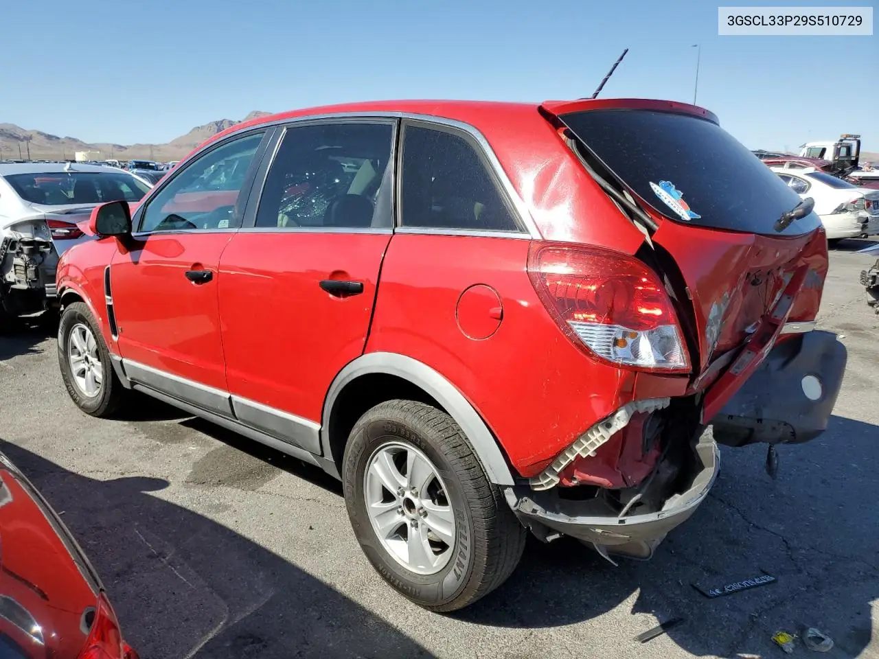 2009 Saturn Vue Xe VIN: 3GSCL33P29S510729 Lot: 61263075