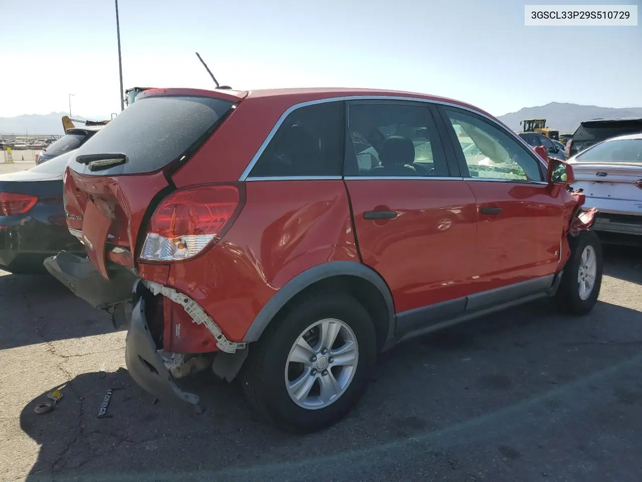 2009 Saturn Vue Xe VIN: 3GSCL33P29S510729 Lot: 61263075