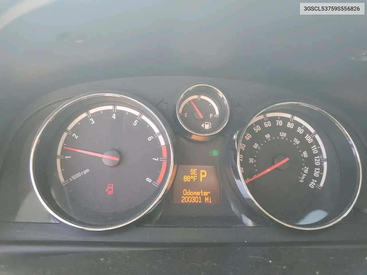 2009 Saturn Vue Xr VIN: 3GSCL53759S556826 Lot: 65198405
