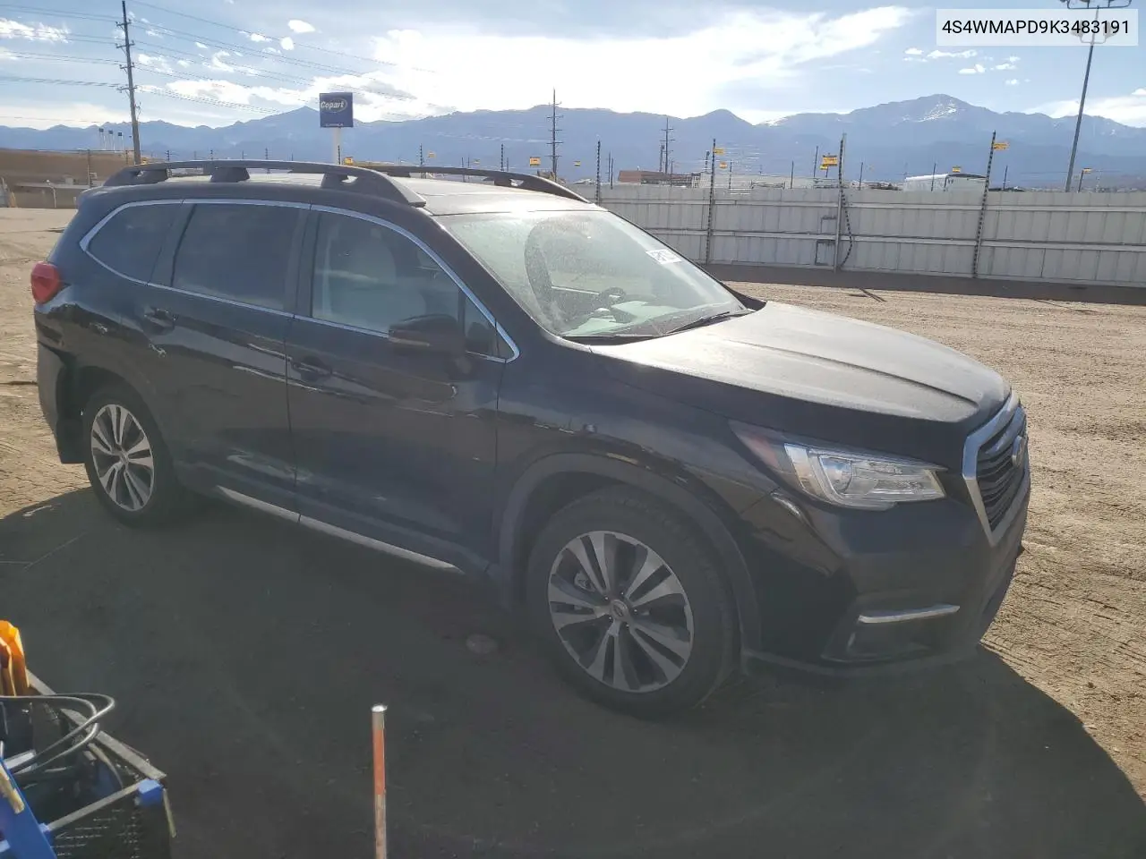 2019 Subaru Ascent Limited VIN: 4S4WMAPD9K3483191 Lot: 49511005