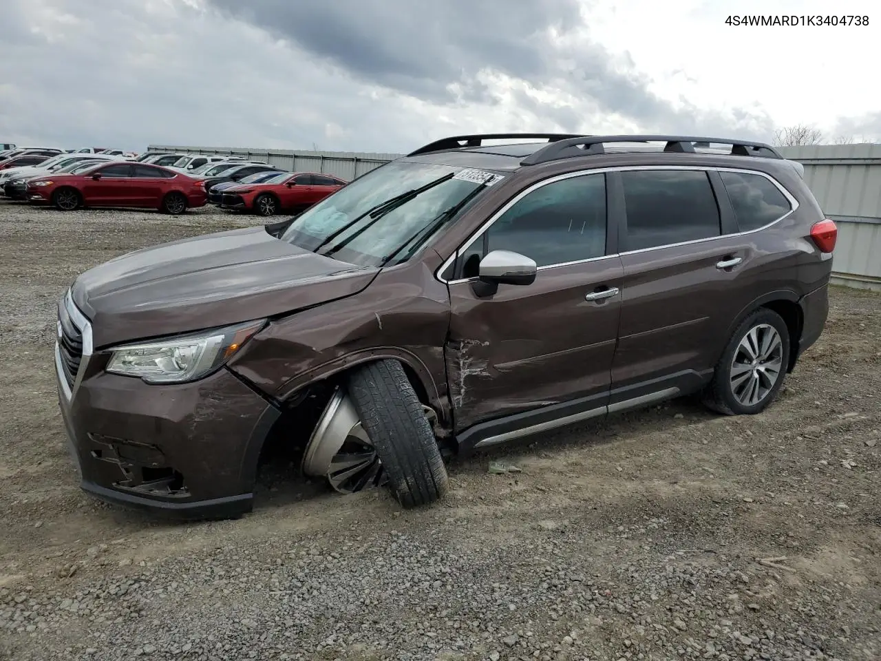 2019 Subaru Ascent Touring VIN: 4S4WMARD1K3404738 Lot: 51235435