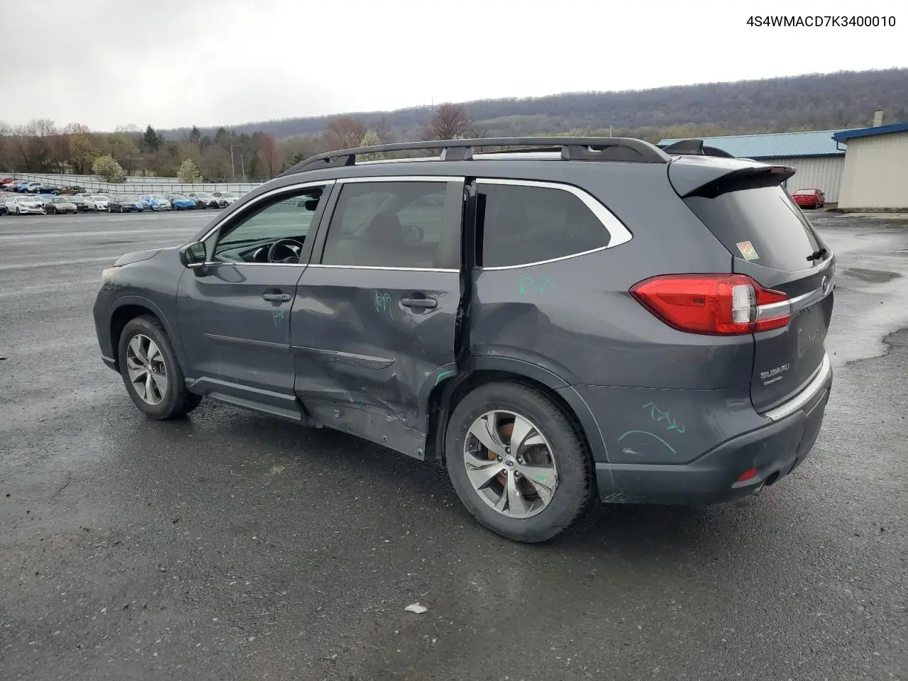 2019 Subaru Ascent Premium VIN: 4S4WMACD7K3400010 Lot: 52605035