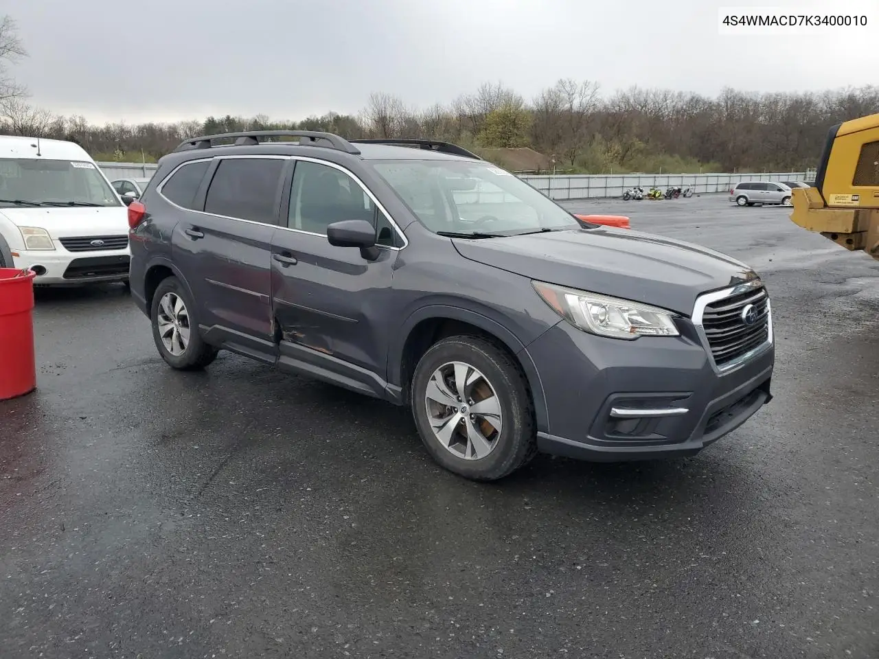 2019 Subaru Ascent Premium VIN: 4S4WMACD7K3400010 Lot: 52605035
