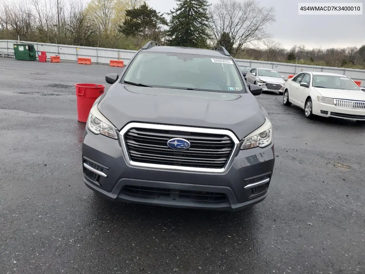 2019 Subaru Ascent Premium VIN: 4S4WMACD7K3400010 Lot: 52605035