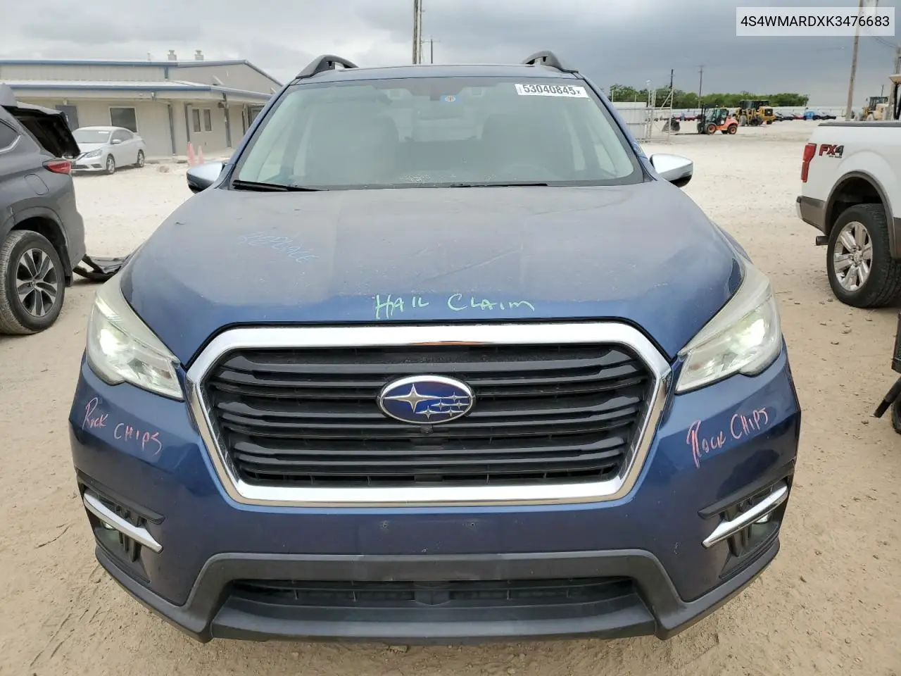 2019 Subaru Ascent Touring VIN: 4S4WMARDXK3476683 Lot: 53040845