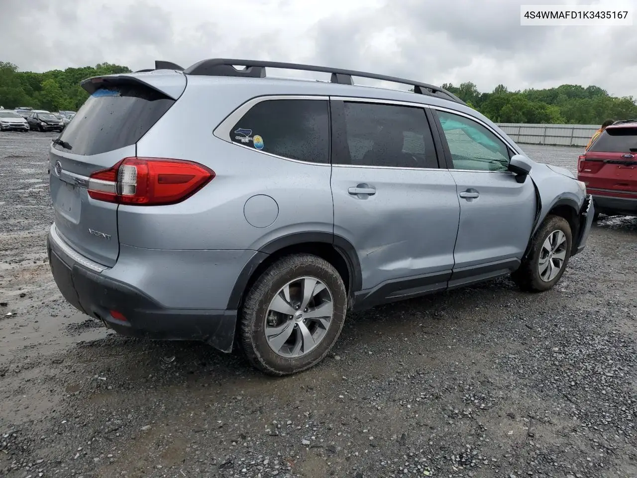 2019 Subaru Ascent Premium VIN: 4S4WMAFD1K3435167 Lot: 54485645