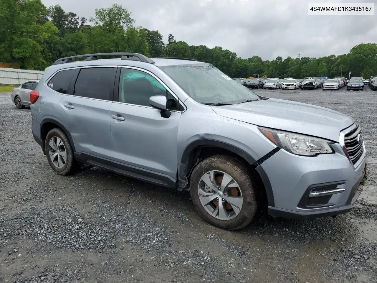 2019 Subaru Ascent Premium VIN: 4S4WMAFD1K3435167 Lot: 54485645