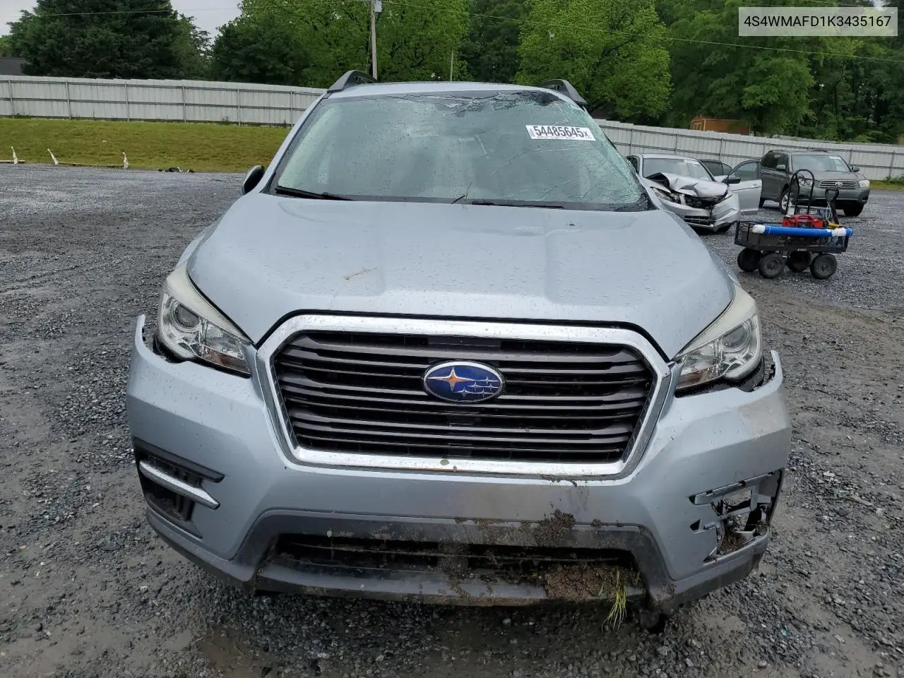 2019 Subaru Ascent Premium VIN: 4S4WMAFD1K3435167 Lot: 54485645