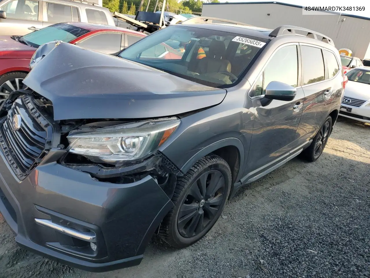 2019 Subaru Ascent Touring VIN: 4S4WMARD7K3481369 Lot: 55265035