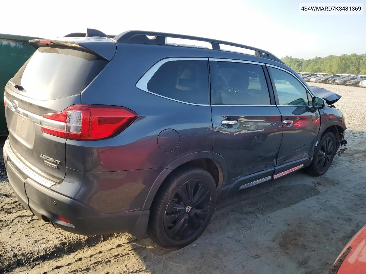 2019 Subaru Ascent Touring VIN: 4S4WMARD7K3481369 Lot: 55265035