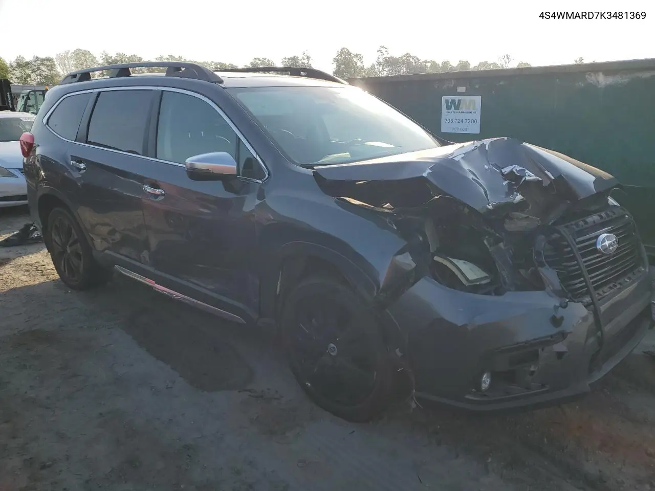 2019 Subaru Ascent Touring VIN: 4S4WMARD7K3481369 Lot: 55265035