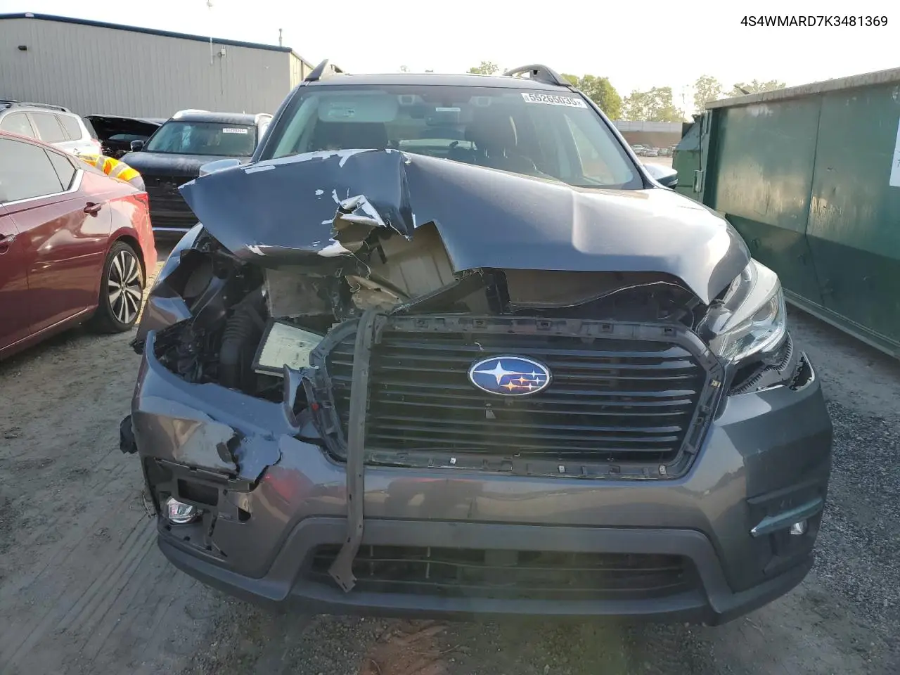 2019 Subaru Ascent Touring VIN: 4S4WMARD7K3481369 Lot: 55265035
