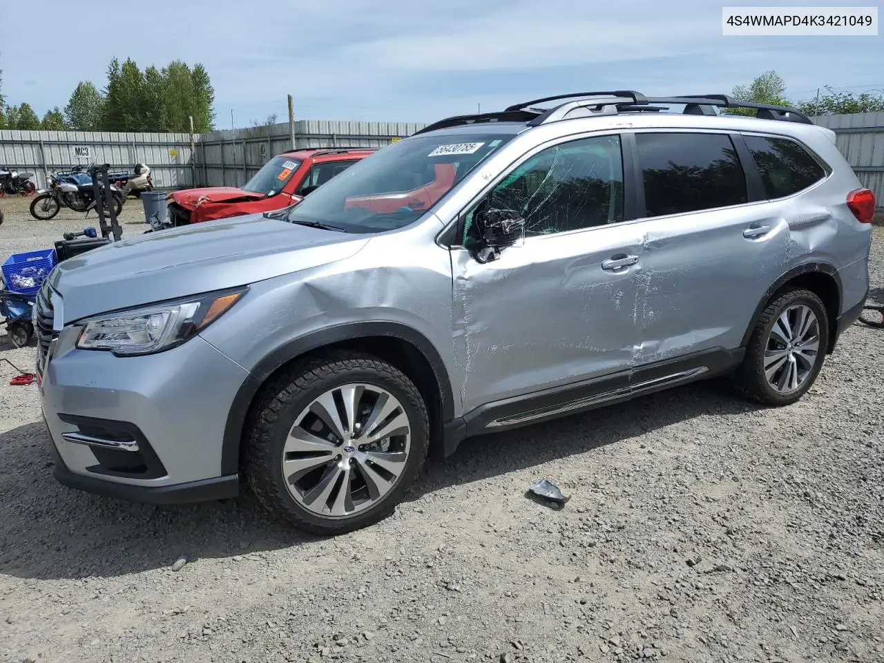2019 Subaru Ascent Limited VIN: 4S4WMAPD4K3421049 Lot: 56430785