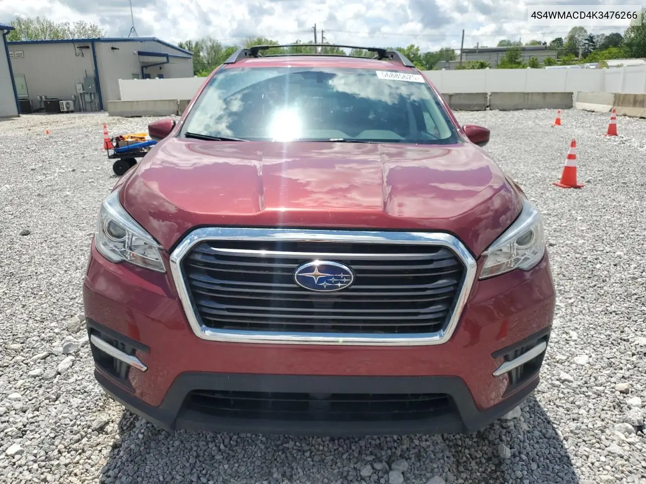 2019 Subaru Ascent Premium VIN: 4S4WMACD4K3476266 Lot: 56885625