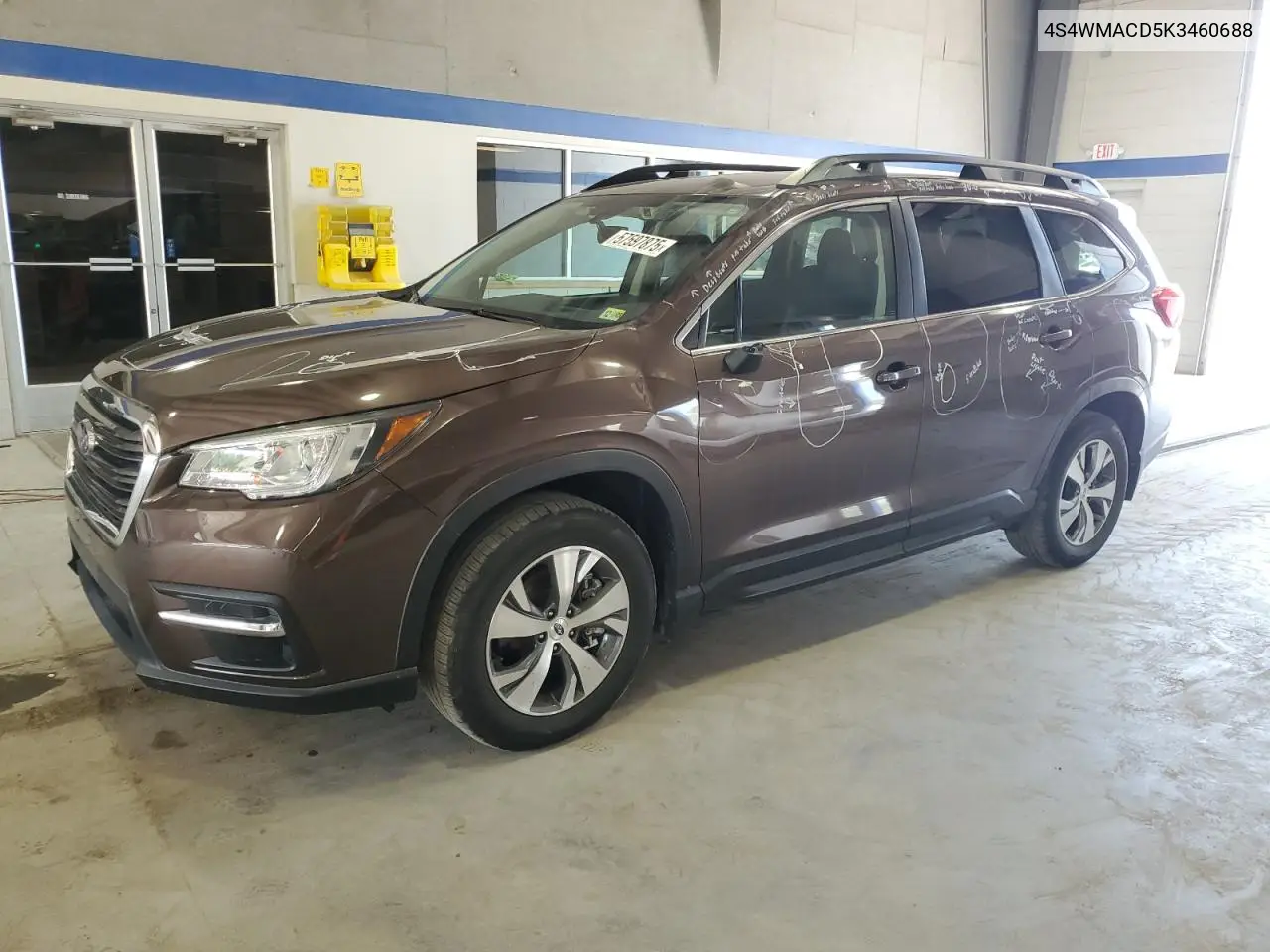 2019 Subaru Ascent Premium VIN: 4S4WMACD5K3460688 Lot: 57597875