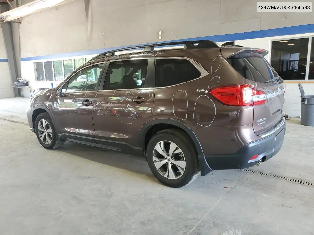 2019 Subaru Ascent Premium VIN: 4S4WMACD5K3460688 Lot: 57597875