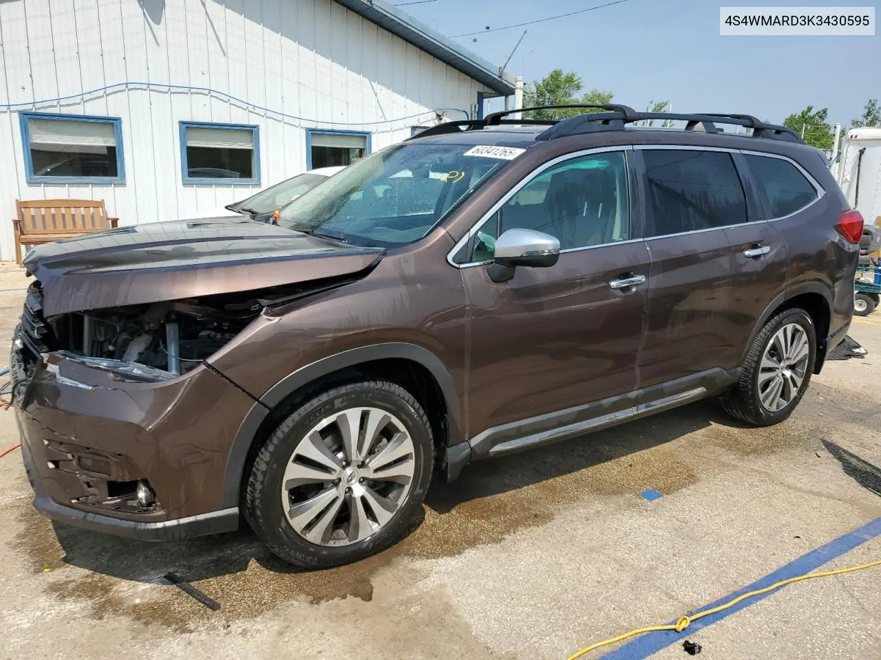 2019 Subaru Ascent Touring VIN: 4S4WMARD3K3430595 Lot: 60341265