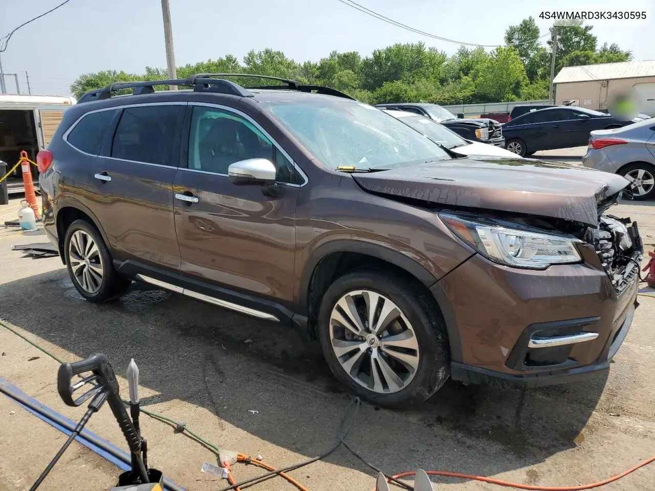 2019 Subaru Ascent Touring VIN: 4S4WMARD3K3430595 Lot: 60341265