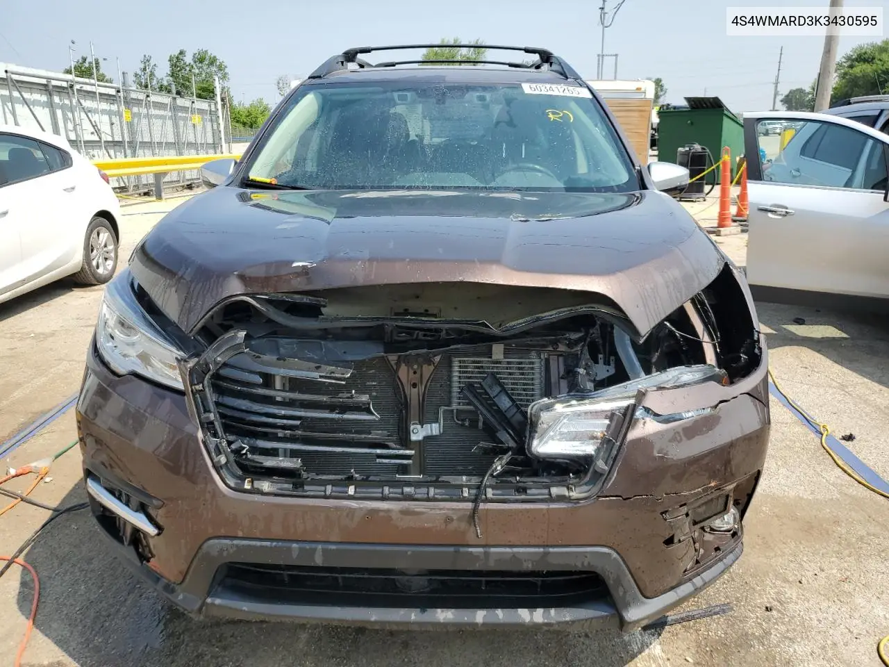 2019 Subaru Ascent Touring VIN: 4S4WMARD3K3430595 Lot: 60341265
