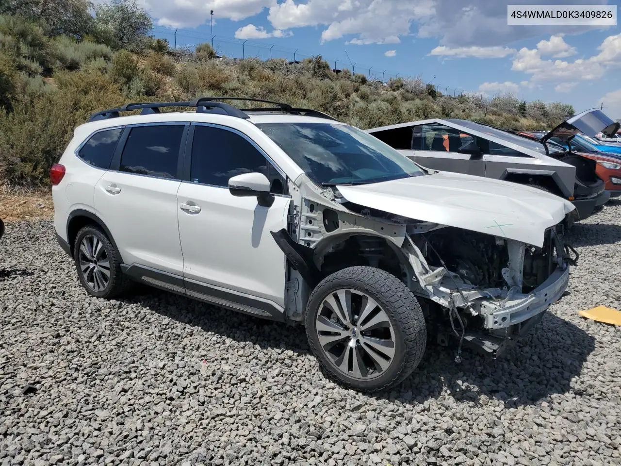 2019 Subaru Ascent Limited VIN: 4S4WMALD0K3409826 Lot: 60878055
