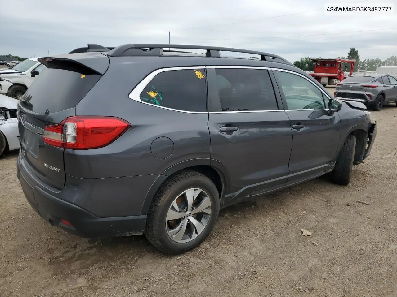 2019 Subaru Ascent Premium VIN: 4S4WMABD5K3487777 Lot: 61837415