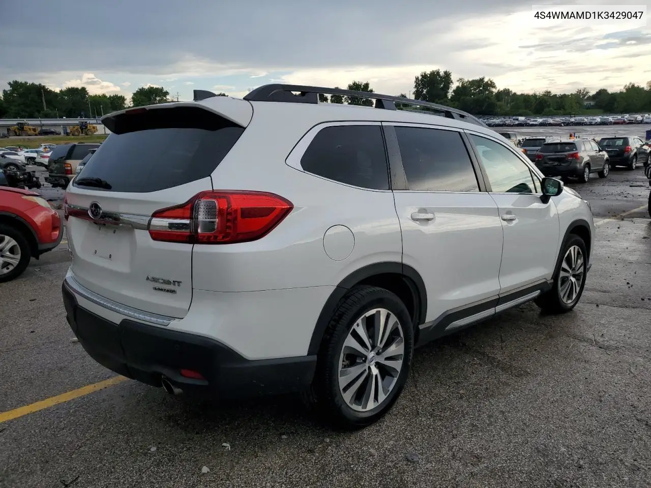2019 Subaru Ascent Limited VIN: 4S4WMAMD1K3429047 Lot: 62090315