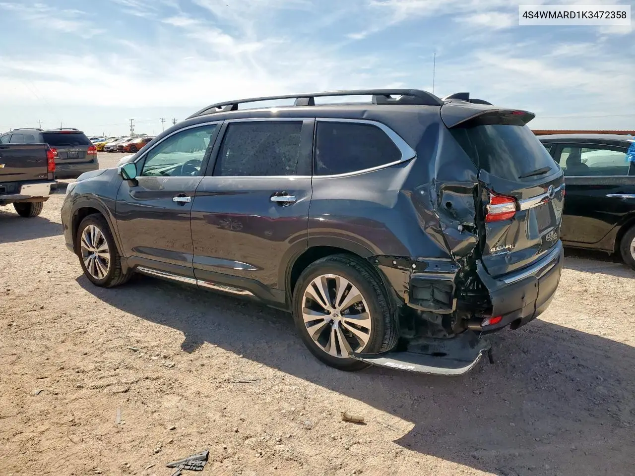 2019 Subaru Ascent Touring VIN: 4S4WMARD1K3472358 Lot: 62186075