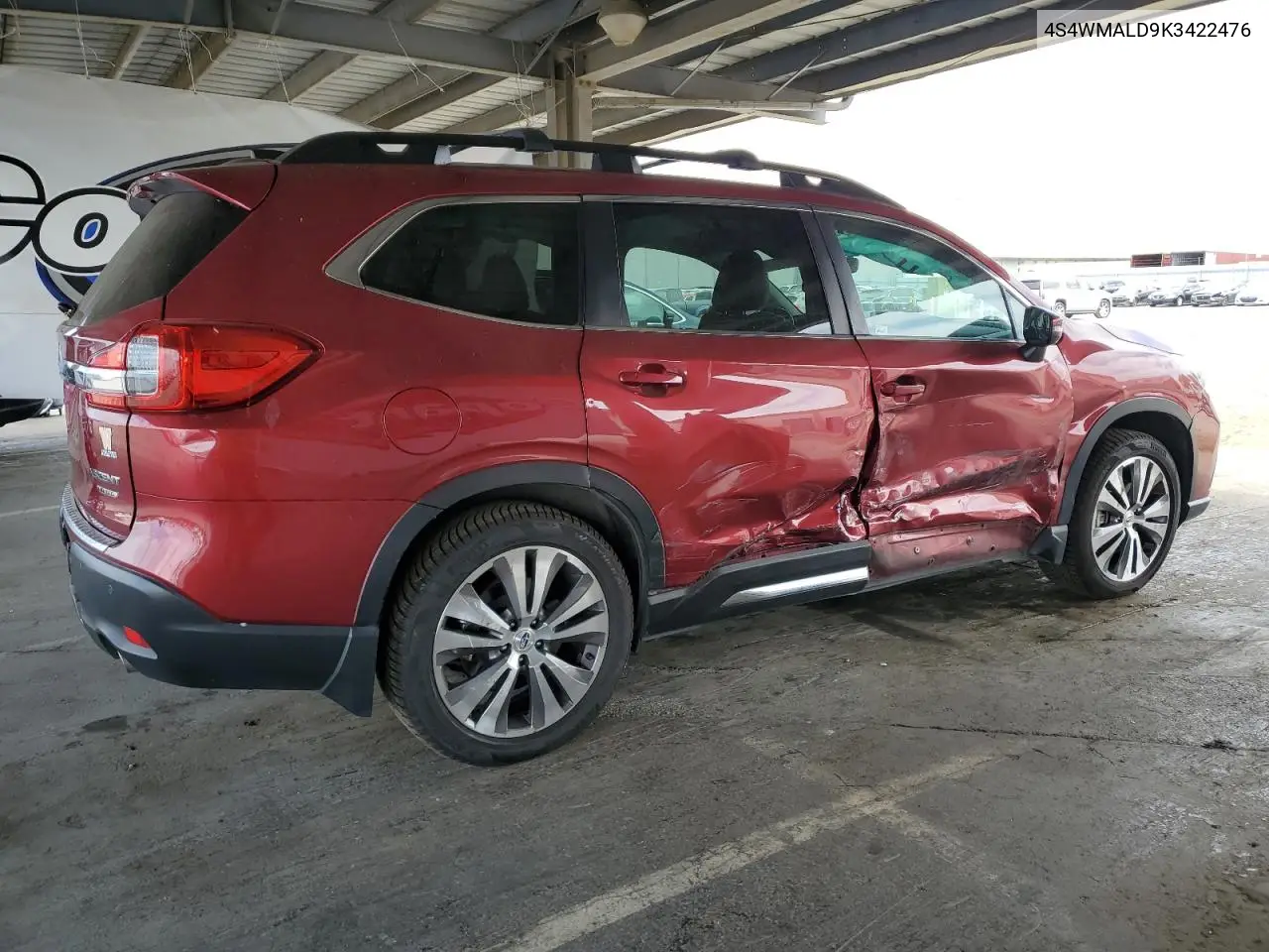 2019 Subaru Ascent Limited VIN: 4S4WMALD9K3422476 Lot: 62397875