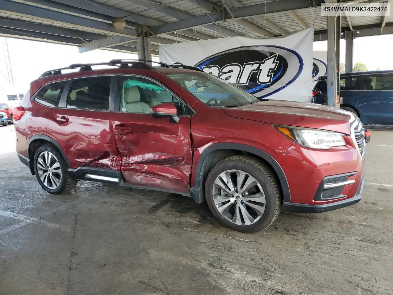 2019 Subaru Ascent Limited VIN: 4S4WMALD9K3422476 Lot: 62397875
