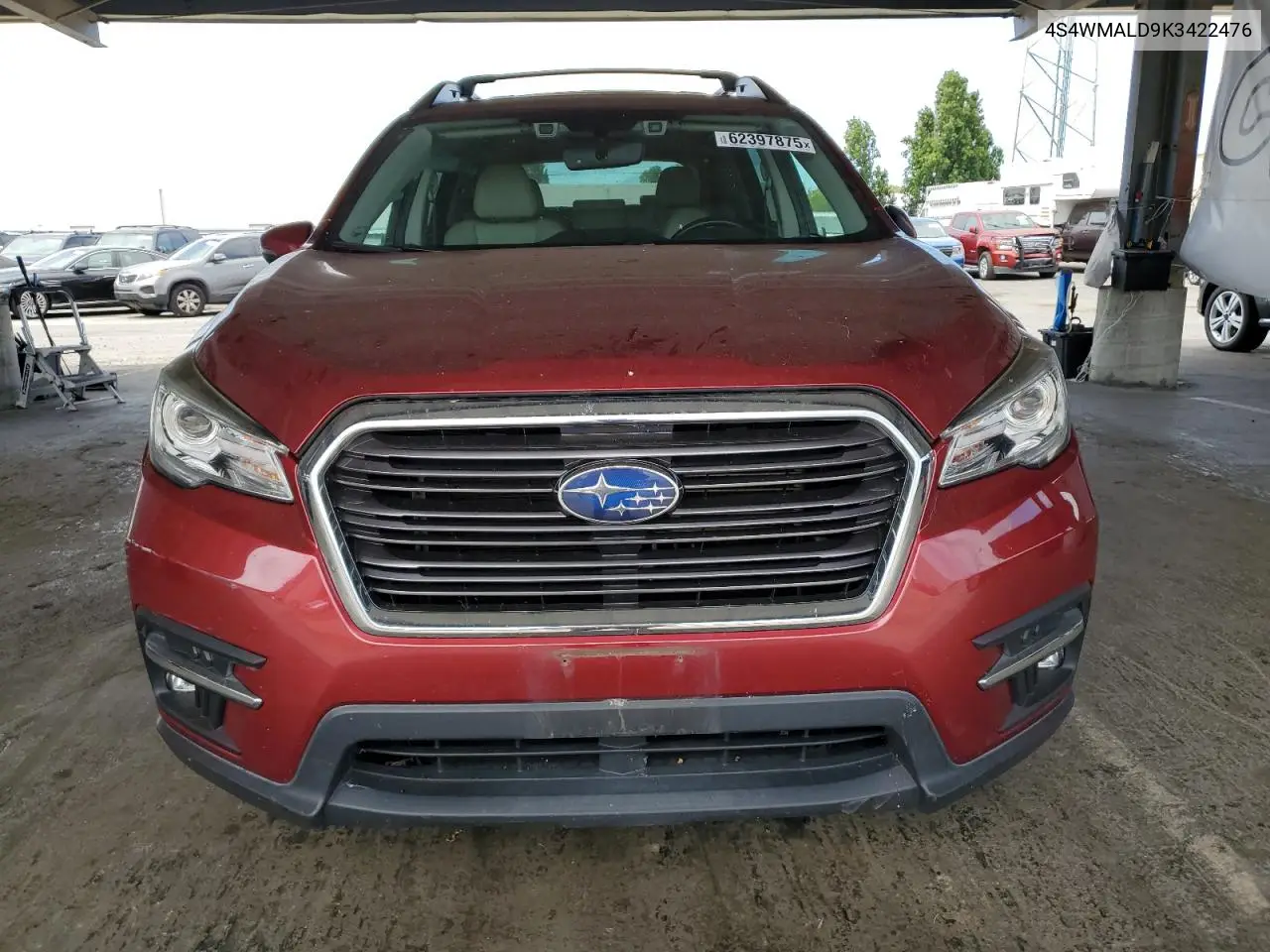 2019 Subaru Ascent Limited VIN: 4S4WMALD9K3422476 Lot: 62397875