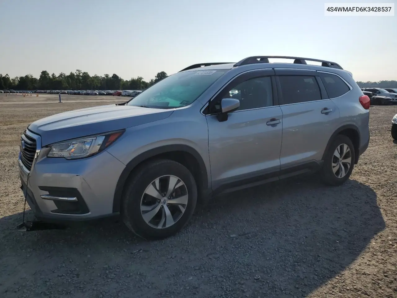 2019 Subaru Ascent Premium VIN: 4S4WMAFD6K3428537 Lot: 62721335