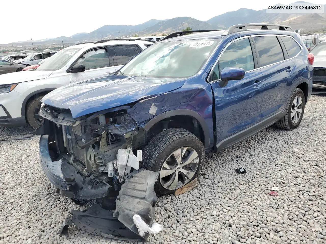 2019 Subaru Ascent Premium VIN: 4S4WMACD9K3446812 Lot: 62778475