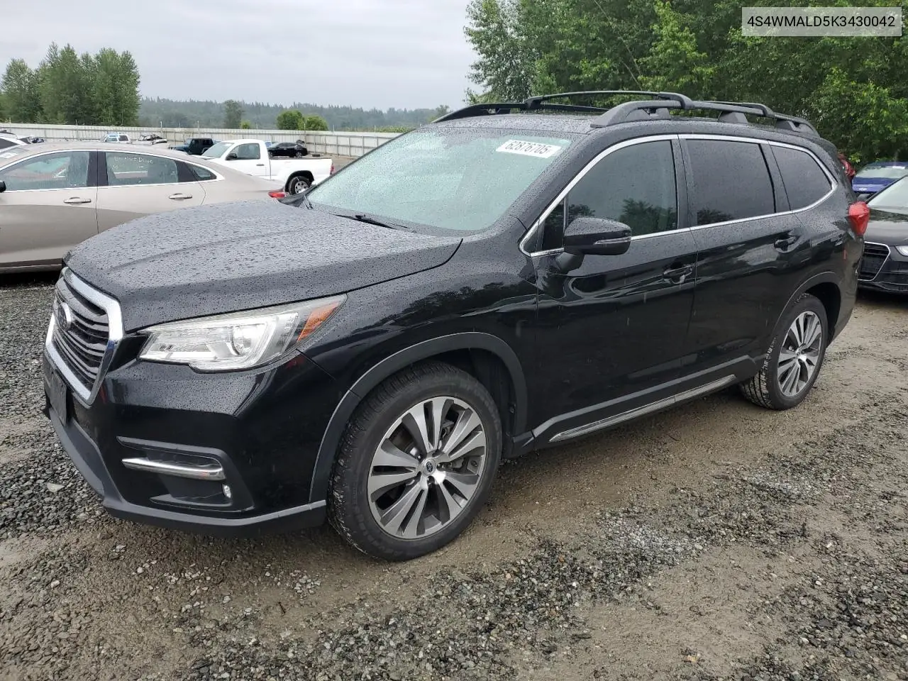2019 Subaru Ascent Limited VIN: 4S4WMALD5K3430042 Lot: 62876705