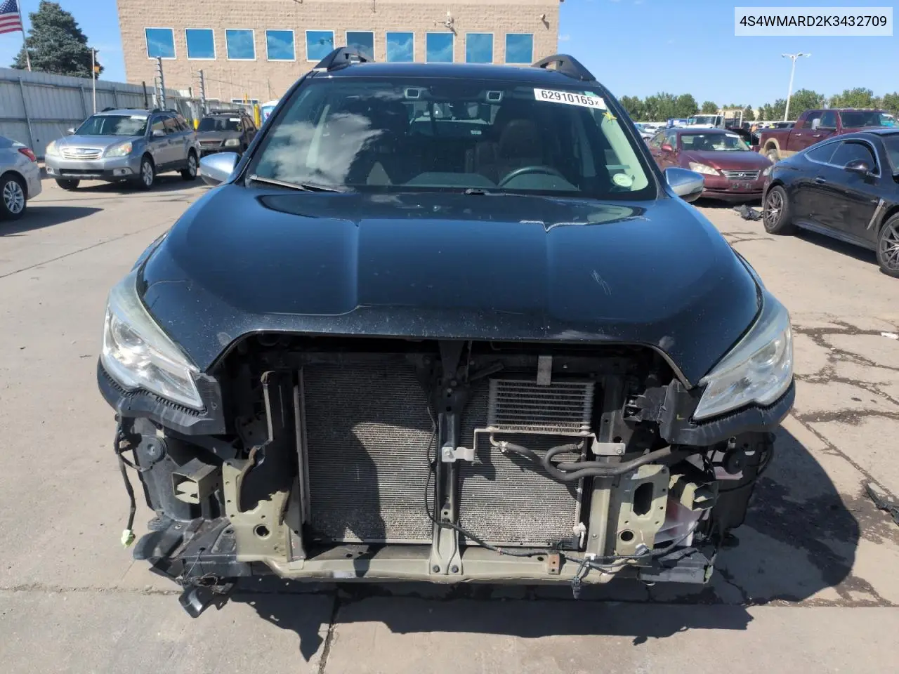 2019 Subaru Ascent Touring VIN: 4S4WMARD2K3432709 Lot: 62910165