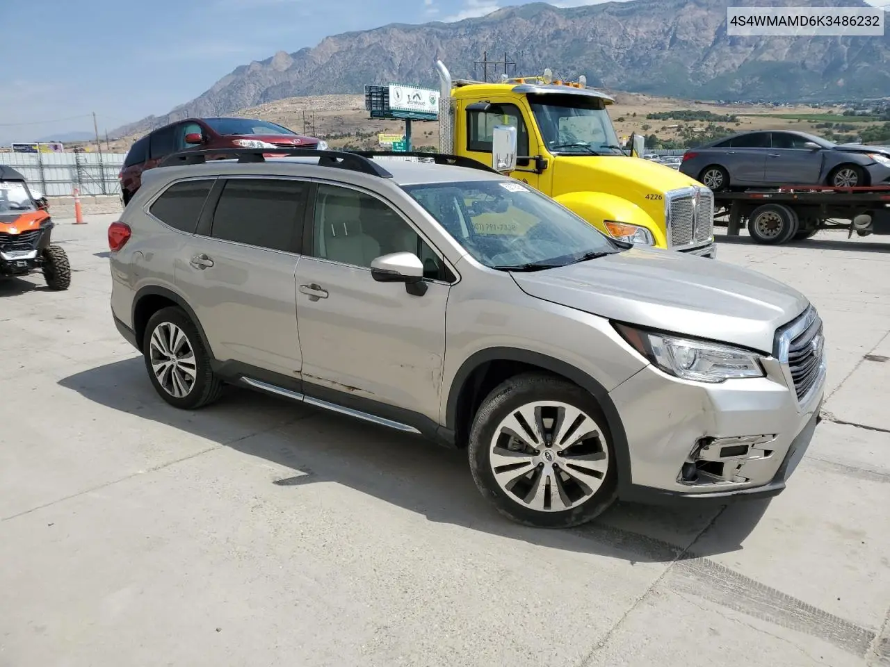 2019 Subaru Ascent Limited VIN: 4S4WMAMD6K3486232 Lot: 63579325