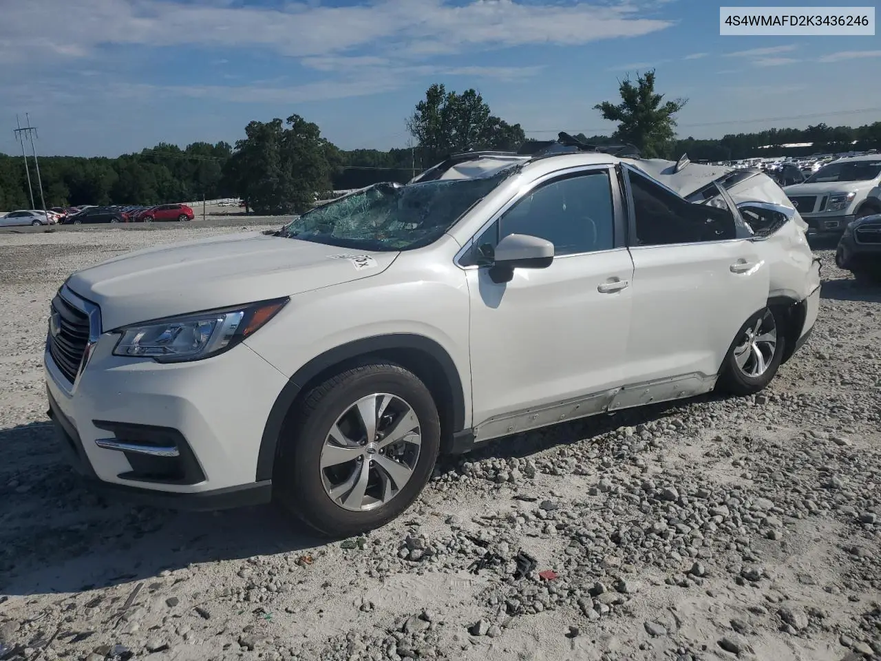 2019 Subaru Ascent Premium VIN: 4S4WMAFD2K3436246 Lot: 64355775