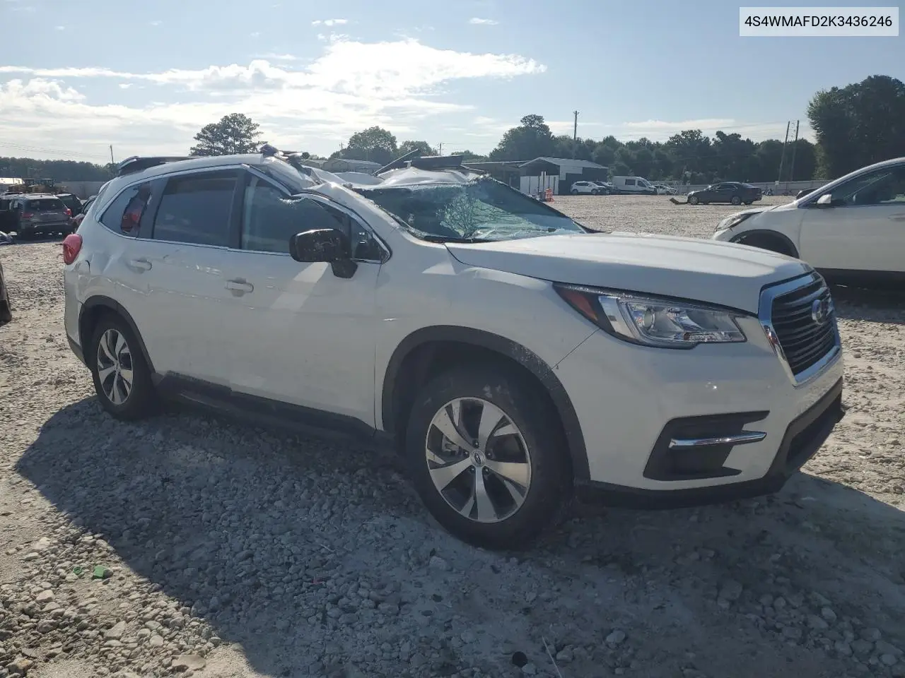 2019 Subaru Ascent Premium VIN: 4S4WMAFD2K3436246 Lot: 64355775