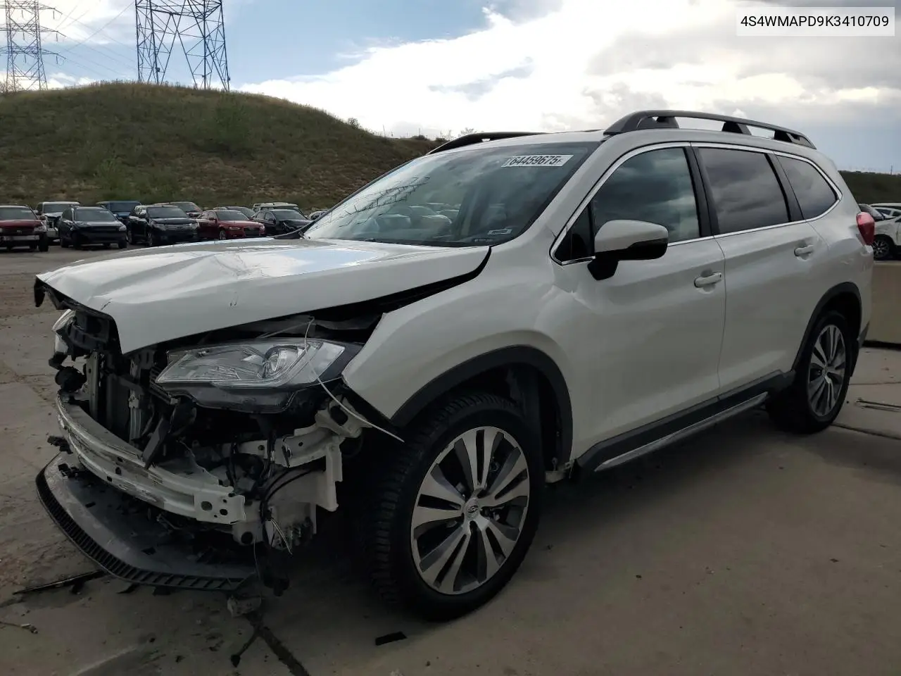 2019 Subaru Ascent Limited VIN: 4S4WMAPD9K3410709 Lot: 64459675