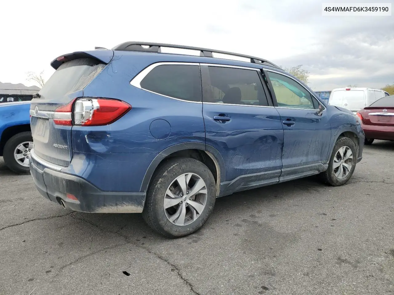 2019 Subaru Ascent Premium VIN: 4S4WMAFD6K3459190 Lot: 84115694