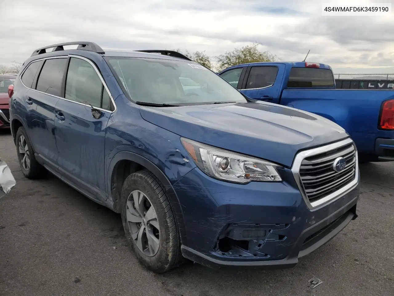 2019 Subaru Ascent Premium VIN: 4S4WMAFD6K3459190 Lot: 84115694