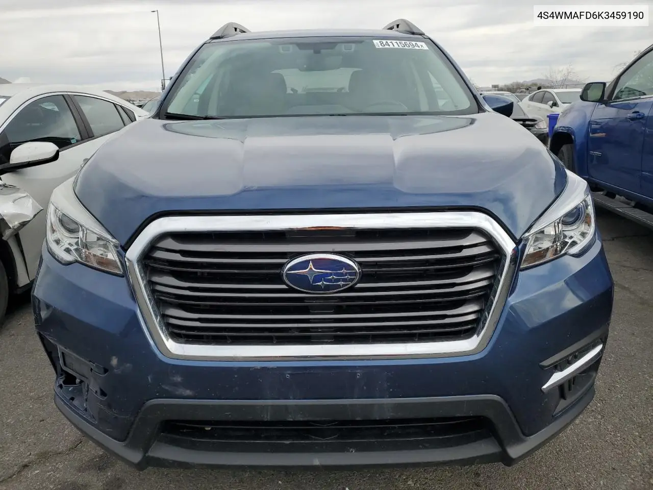 2019 Subaru Ascent Premium VIN: 4S4WMAFD6K3459190 Lot: 84115694