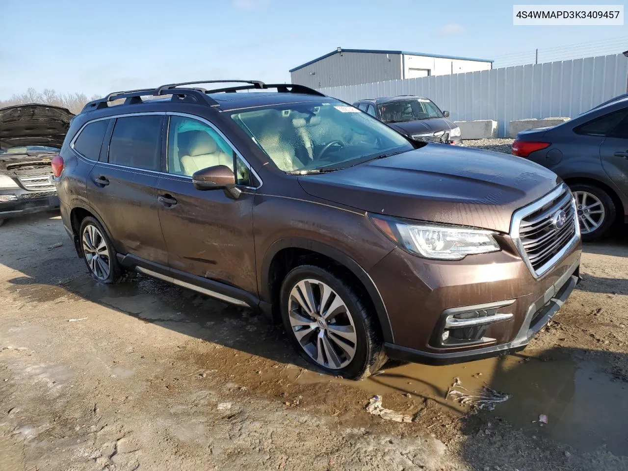 2019 Subaru Ascent Limited VIN: 4S4WMAPD3K3409457 Lot: 88887245
