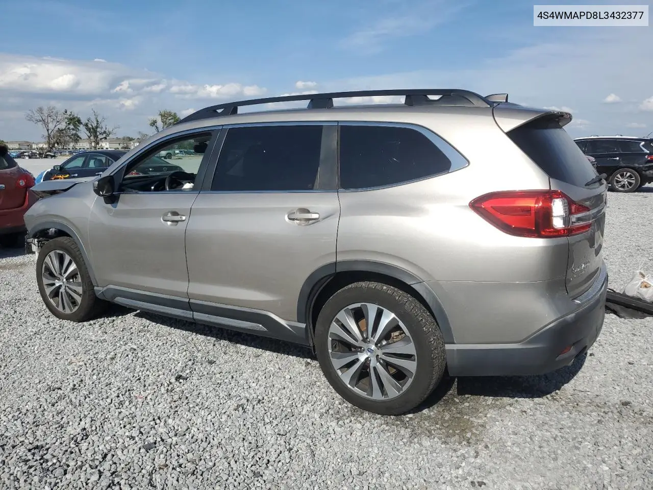 2020 Subaru Ascent Limited VIN: 4S4WMAPD8L3432377 Lot: 50400735