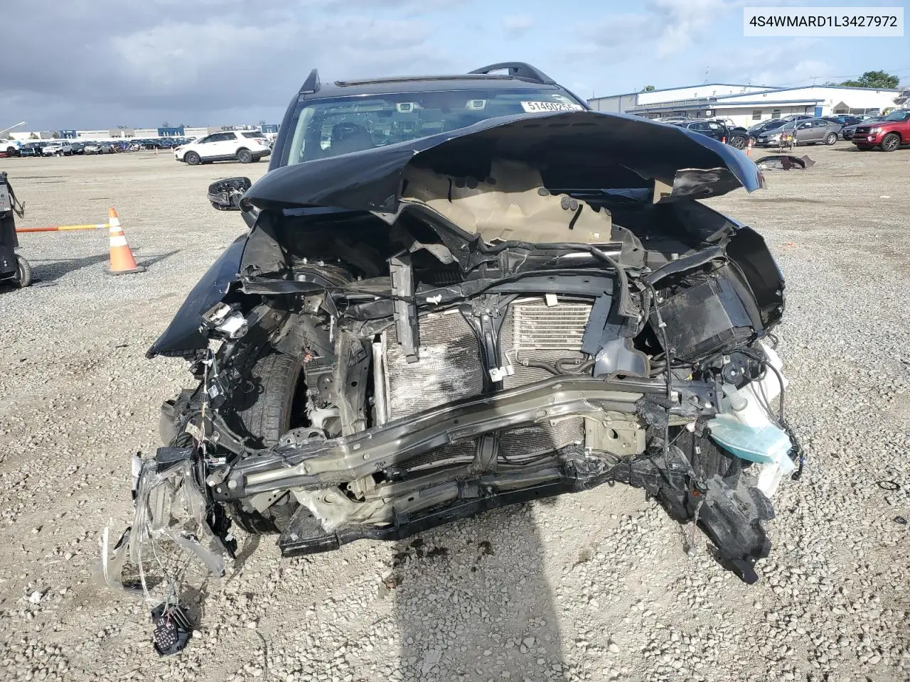 2020 Subaru Ascent Touring VIN: 4S4WMARD1L3427972 Lot: 51460255
